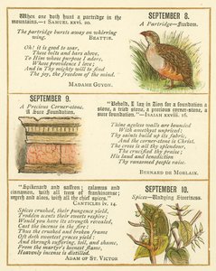 Page du Livre Anniversaire des Emblèmes de la Bible - William Foster