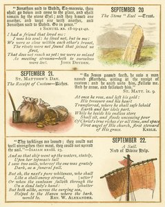 Page du Livre Anniversaire des Emblèmes de la Bible - William Foster