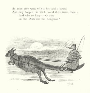 Le canard et le kangourou (gravure)