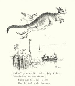 Le canard et le kangourou (gravure)