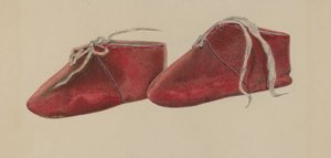Chaussure de bébé, vers 1937