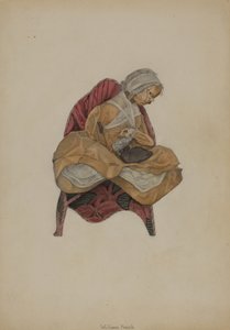 Poupée à tête de noix n°2, 1935-1942