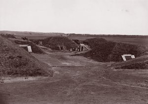 Fort Darling, James River, vers 1865 - William Frank Browne