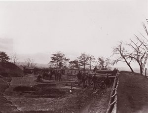 Près de Dutch Gap, Virginie. Fort Brady - William Frank Browne