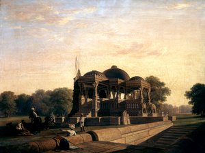 Ancien Temple à Hulwud, 1826 - William Frederick Witherington