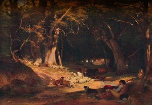 La retraite de midi, vers 1845