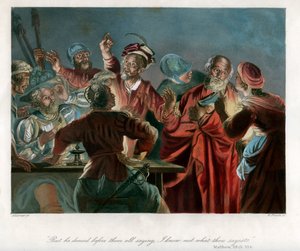 Mais il nia devant eux tous en disant, Je ne sais pas ce que tu dis - William French
