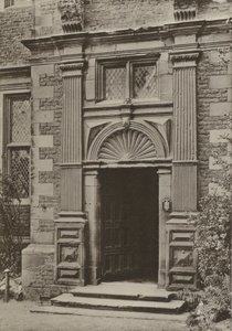 Porte, Aston Hall, Warwickshire (photo n/b) - William Galsworthy Davie