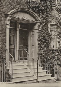 Porte, High Street, Lewes, Sussex (photo n/b) - William Galsworthy Davie