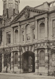 Porte, Le Portail, Château Ashby, Northants (photo n/b) - William Galsworthy Davie