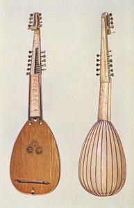 Instruments de musique : Théorbe - William Gibb