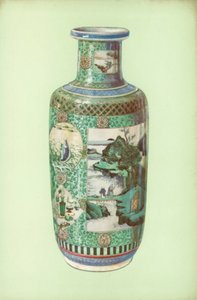 Vase, famille verte, chinois, période de K