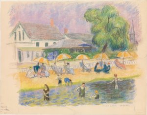 Scène de plage