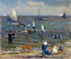 Le petit quai - William Glackens