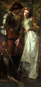 Ophélie et Laërte ou Ophélie Voici du Romarin, 1879 - William Gorman Wills