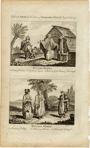 Habitudes des Femmes Russes, vers 1730 - William Grainger