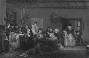 Lecture du testament, vers 1820
