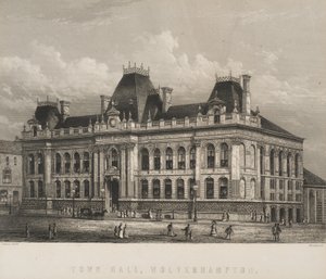 Hôtel de ville, Wolverhampton, c.1871