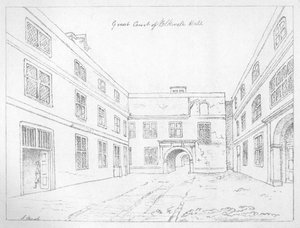 Grand Cour de Blackwell Hall, City de Londres - William Griggs