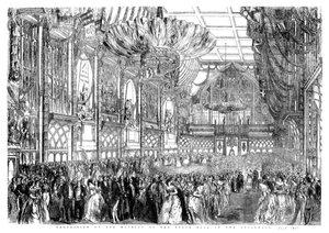 Procession de Sa Majesté au Bal d