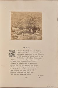 [Un garçon avec une canne à pêche et une nasse, Angleterre].