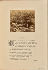 [Un garçon avec une canne à pêche et une nasse, Angleterre].