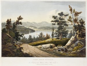 Vue près de Hudson, 1822 - William Guy after Wall