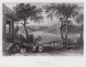 Buyuk-Dere, depuis la tombe du géant (gravure)