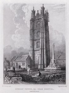 Tour de Dundry, près de Bristol, Somersetshire - William H. Bartlett