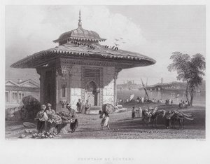 Fontaine à Scutari (gravure)