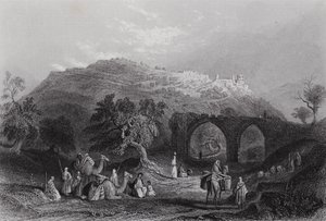 La Colline de Samarie (gravure) - William H. Bartlett