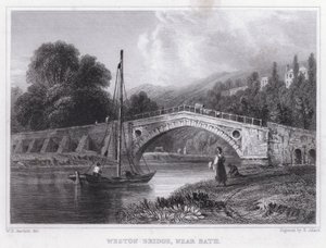 Pont de Weston, près de Bath - William H. Bartlett