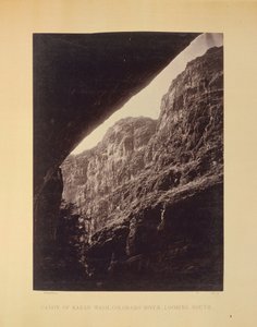 Canyon de Kanab Wash, Rivière Colorado, Vue vers le Sud - William H. Bell