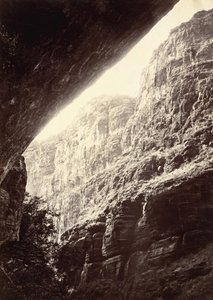 Cañon de Kanab Wash, regardant vers le sud, 1872 - William H. Bell