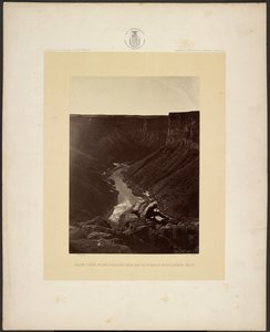 Grand Cañon du fleuve Colorado, embouchure de Kanab Wash, en regardant vers l