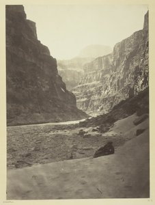 Grand Cañon du fleuve Colorado, embouchure de Kanab Wash, en regardant vers l