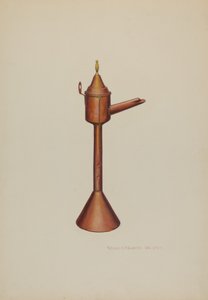 Lampe à Huile de Baleine, vers 1938