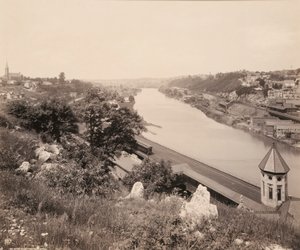 Lehigh Valley depuis Piccadilly Hill, pour le Lehigh Valley Railroad - William H. Rau