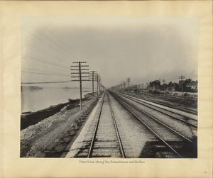 Ligne principale le long de la Susquehanna près de Steelton - William H. Rau