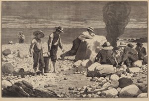 Croquis en bord de mer - Une fête de palourdes - William H. Redding after Winslow Homer