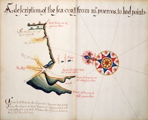 Description de la côte maritime de Mta. Puercos à Bad Point - William Hack