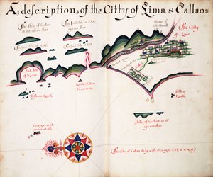 Carte de Lima et Callao