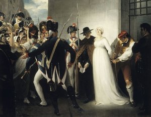 Marie-Antoinette emmenée à son exécution le 16 octobre 1793, 1794