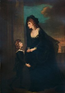 Mme Siddons et son fils dans la tragédie d