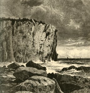 Falaise près de Beaver Bay, 1872 - William Hart