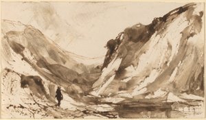 Vallée profonde dans un paysage montagneux - William Hart