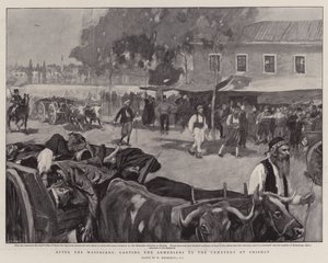 Après les massacres, transport des Arméniens au cimetière de Shishly - William Hatherell