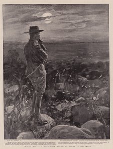 La veille de B-P, un dernier regard nocturne à Mafeking