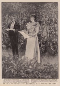 En aide au fonds des épouses et familles des officiers, Dieu sauve la reine - William Hatherell