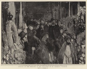 Regardant les Couronnes dans les Cloîtres de St George, Windsor - William Hatherell